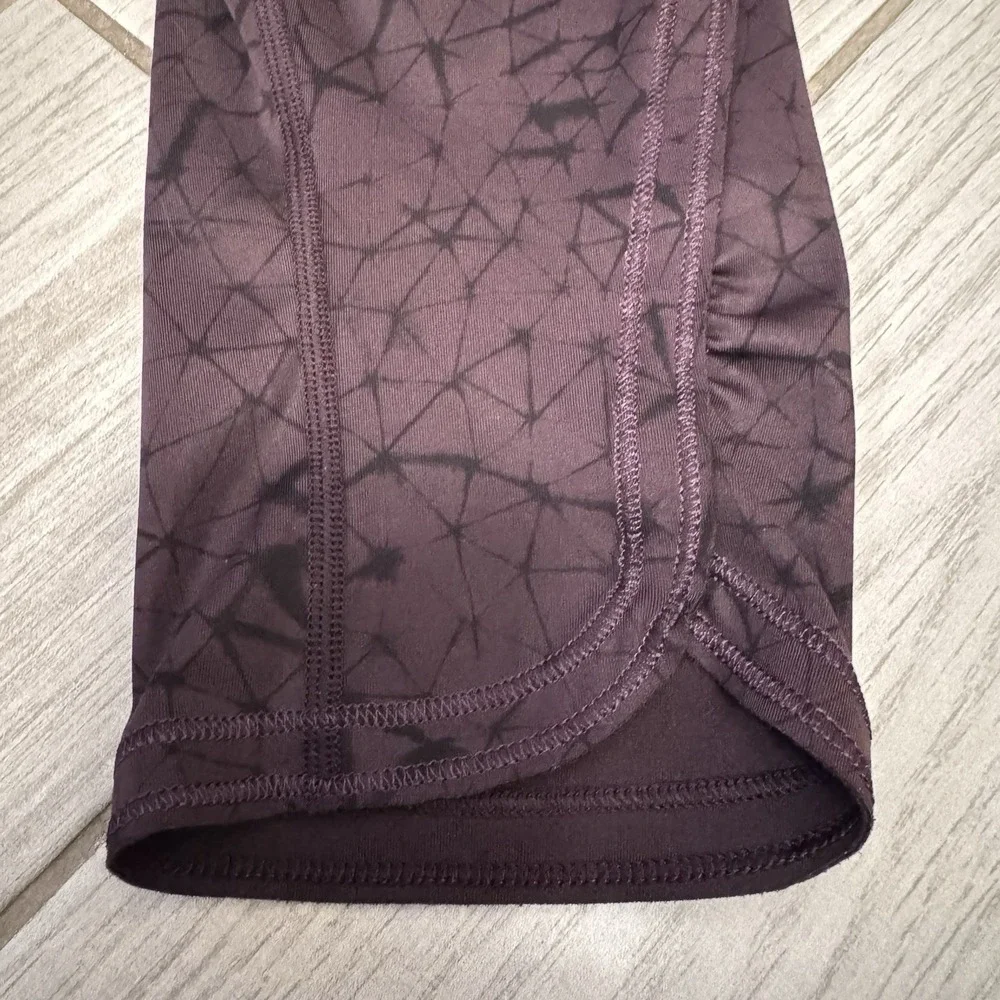 Lululemon Inspire‎ Tight II Mesh Full On Luxtreme Star Crushed Black Cherry Sz 4